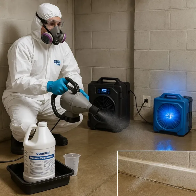 Sanitization and Odor Removal process in South Elgin, IL