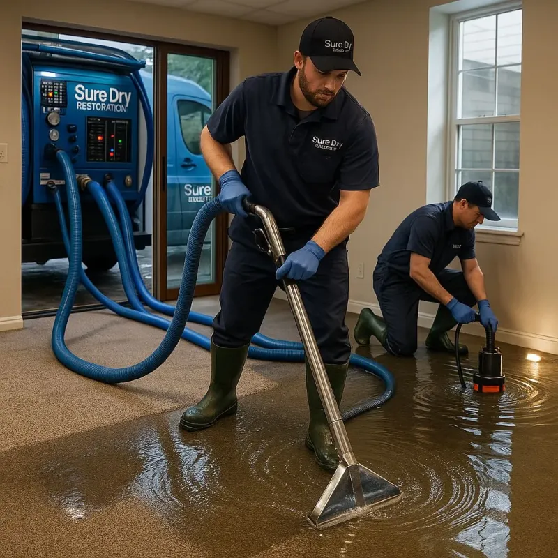 Water Extraction and Removal process in South Elgin, IL